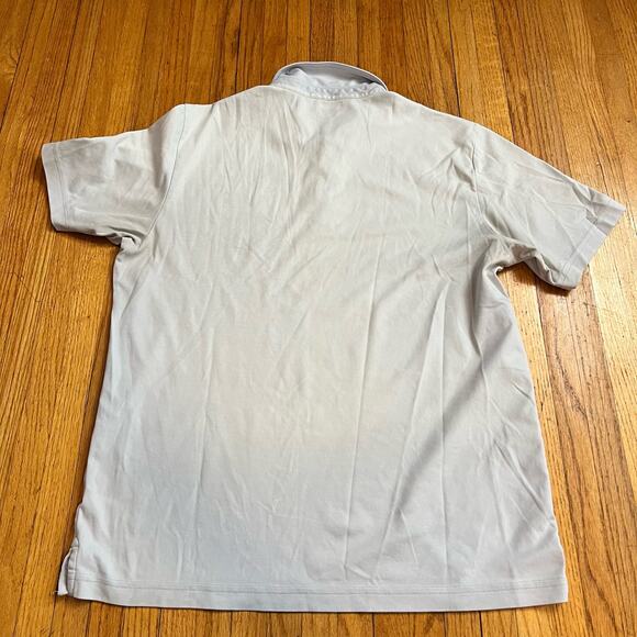 Travis Mathew Polo Shirt Mens Large Stripe Golf Gray * - Picture 4 of 8